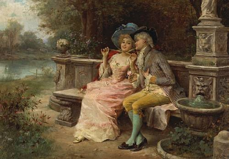 Courting Couple by Antonio Lonza